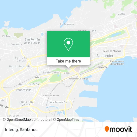Intedig map