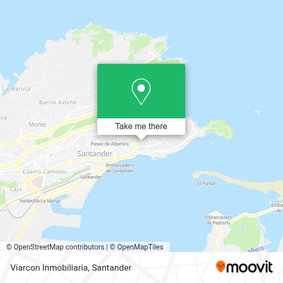Viarcon Inmobiliaria map