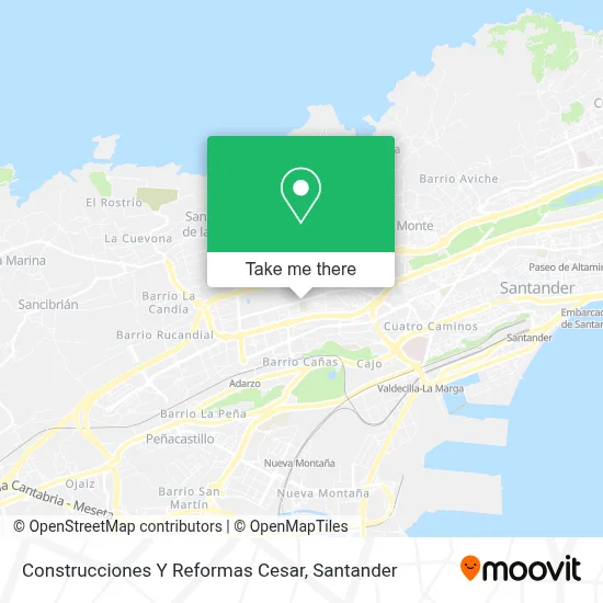 Construcciones Y Reformas Cesar map