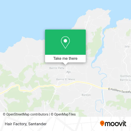 Hair Factory map