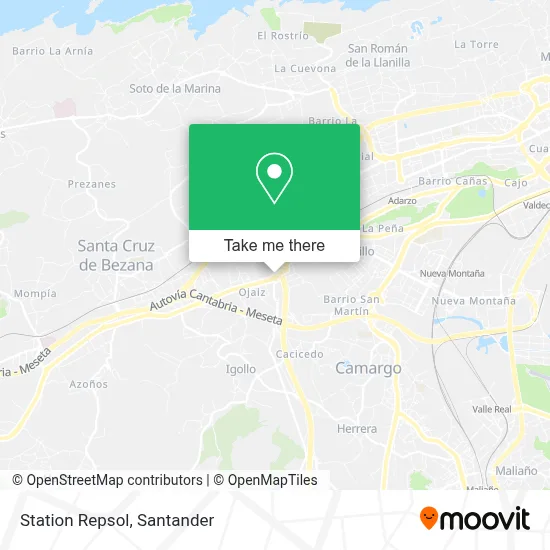 Station Repsol map