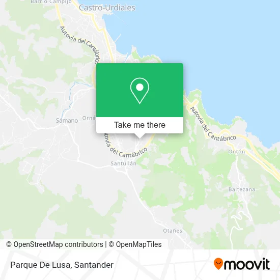 Parque De Lusa map