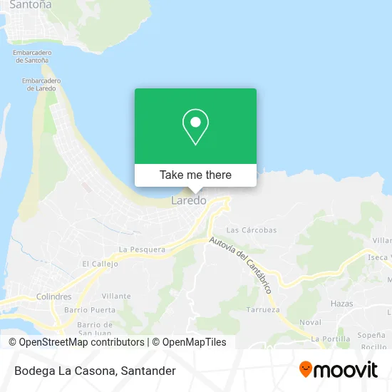 Bodega La Casona map