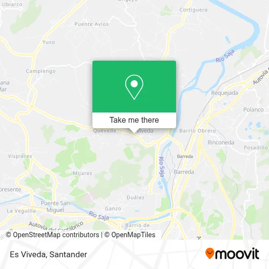 Es Viveda map