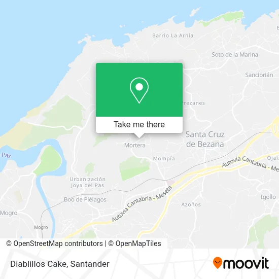 Diablillos Cake map