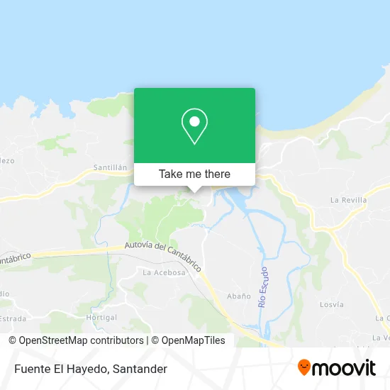 Fuente El Hayedo map