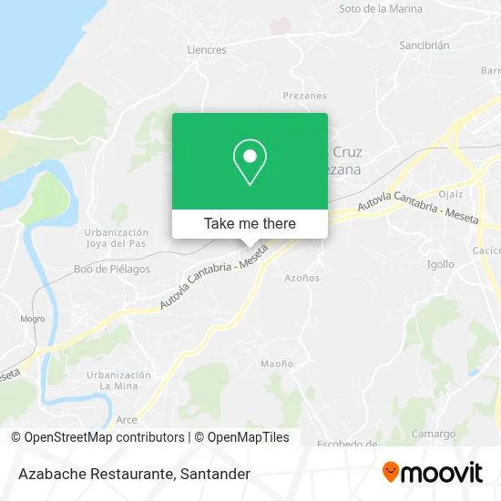 Azabache Restaurante map