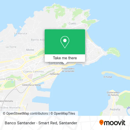 Banco Santander - Smart Red map