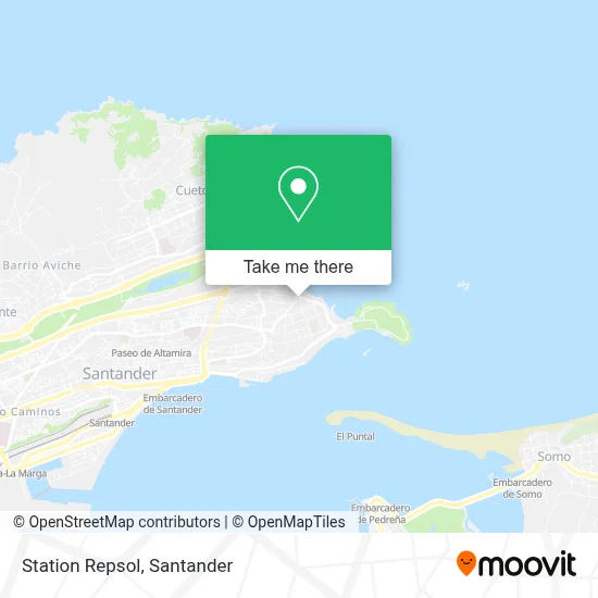 Station Repsol map
