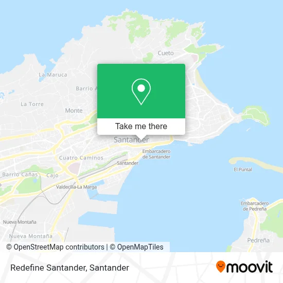 Redefine Santander map