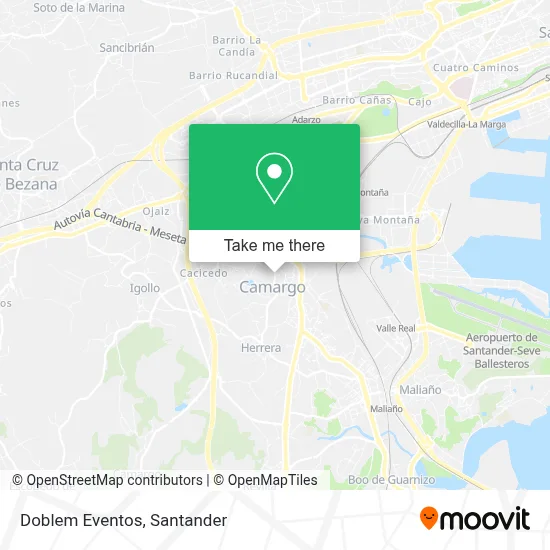 Doblem Eventos map