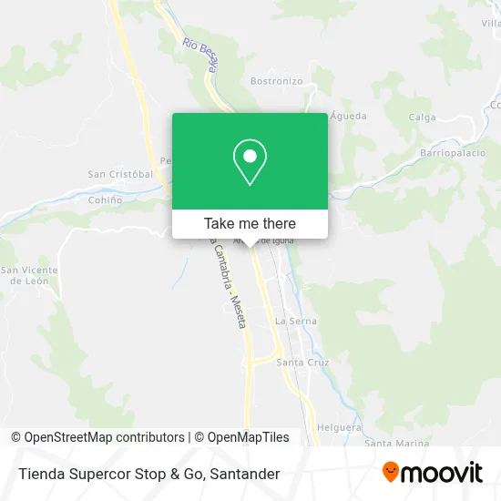 Tienda Supercor Stop & Go map
