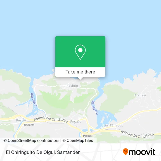 El Chiringuito De Olgui map
