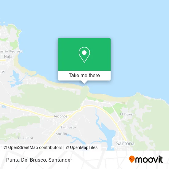 Punta Del Brusco map