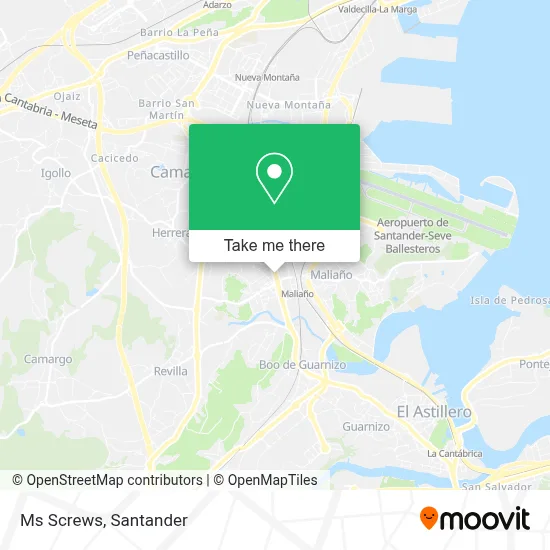 Ms Screws map