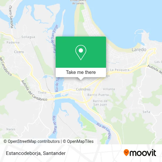 Estancodeborja map