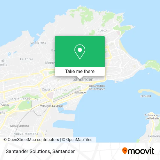Santander Solutions map