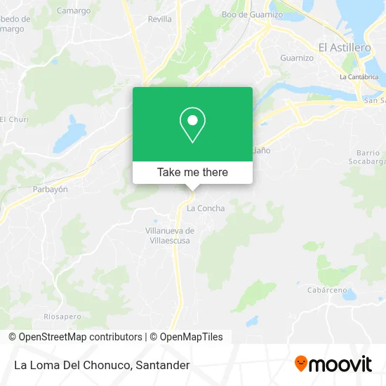 La Loma Del Chonuco map
