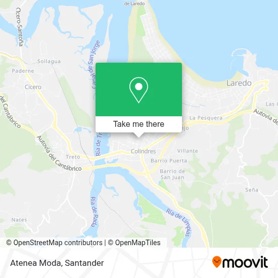 Atenea Moda map