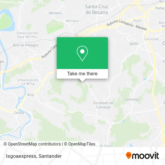 Isgoaexpress map