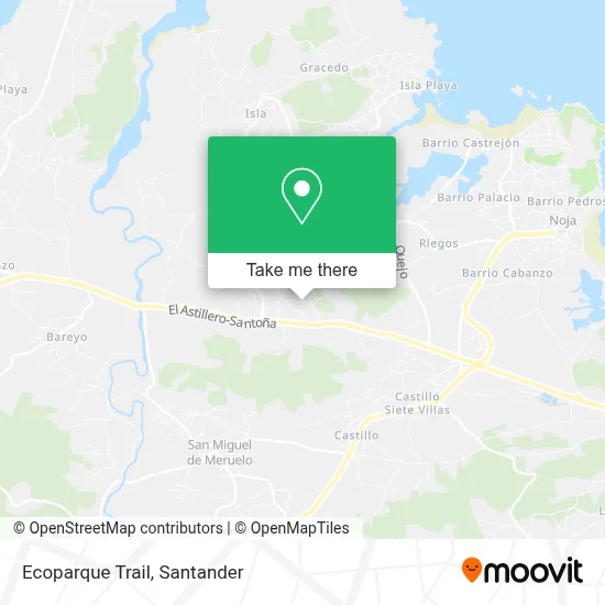 Ecoparque Trail map