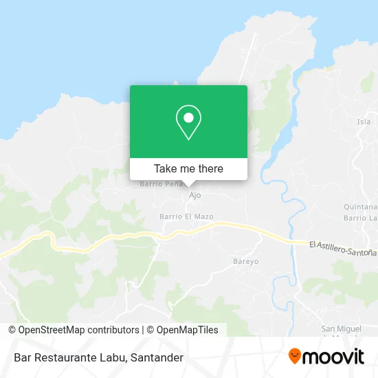 Bar Restaurante Labu map