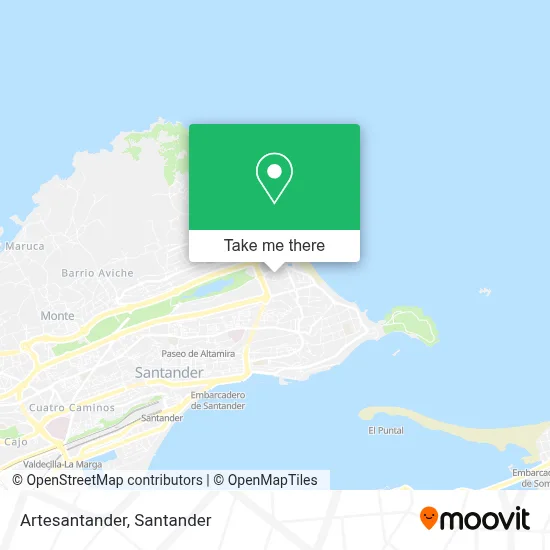 Artesantander map