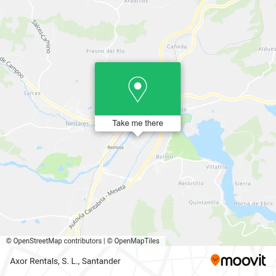 Axor Rentals, S. L. map