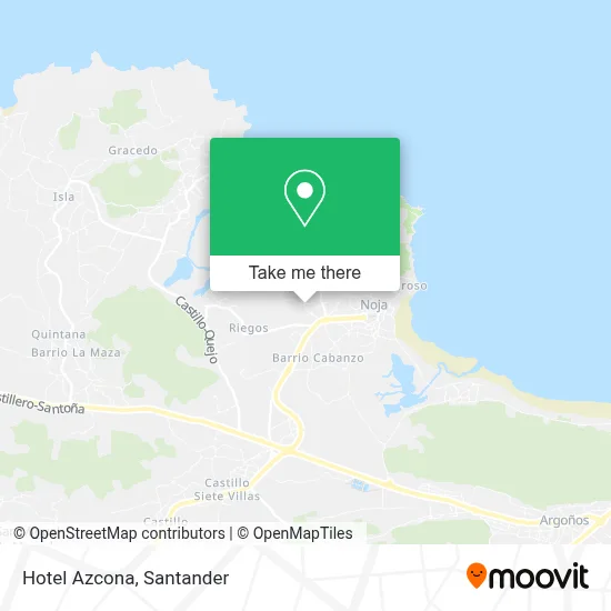 Hotel Azcona map