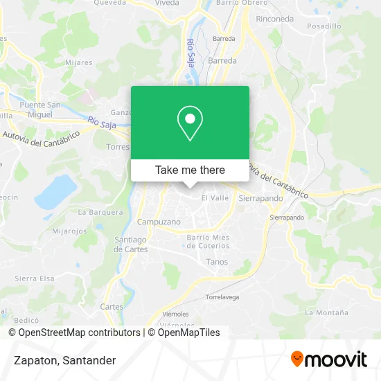 Zapaton map