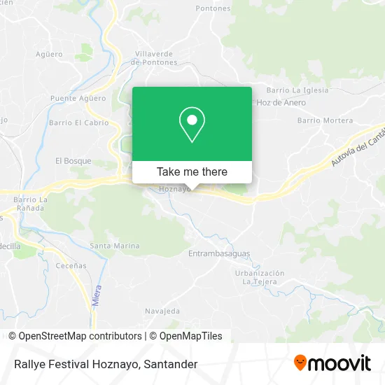 Rallye Festival Hoznayo map