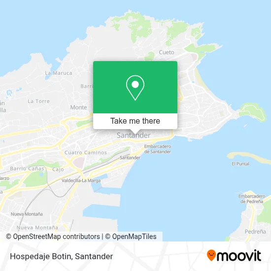 Hospedaje Botin map