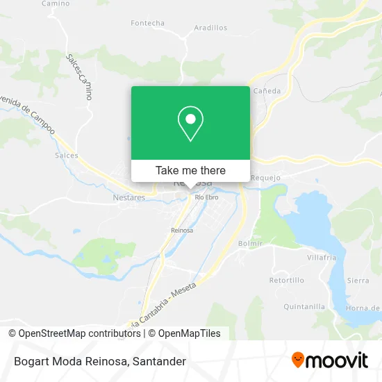Bogart Moda Reinosa map