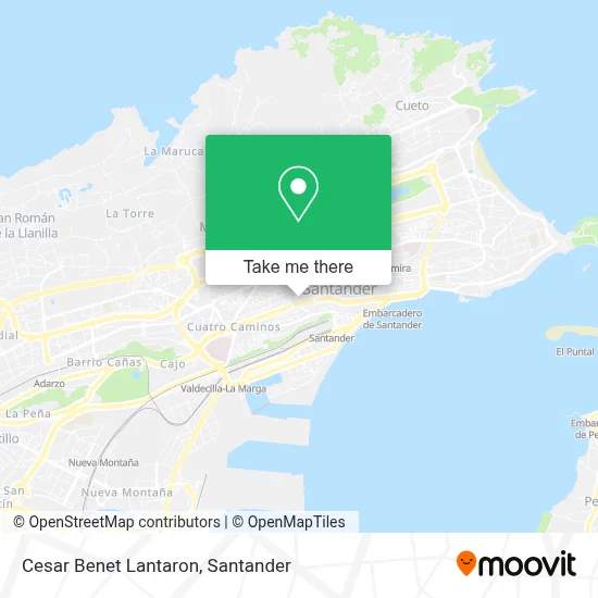 Cesar Benet Lantaron map