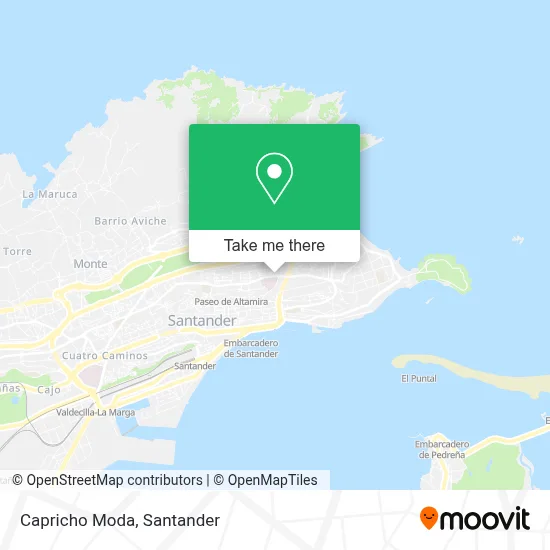 Capricho Moda map
