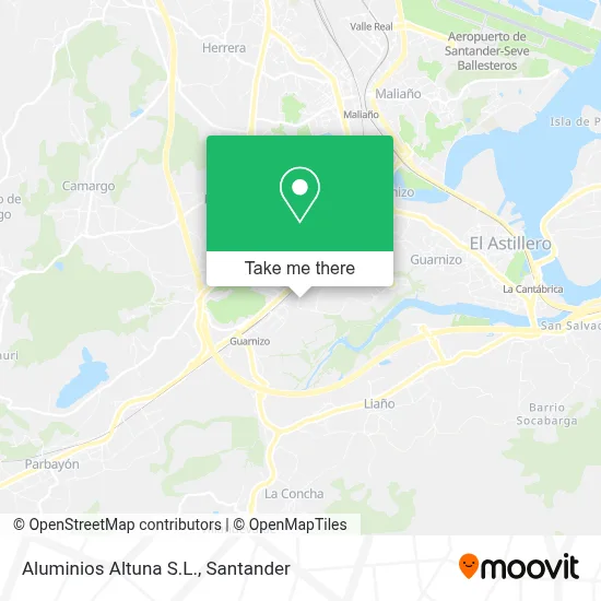 Aluminios Altuna S.L. map