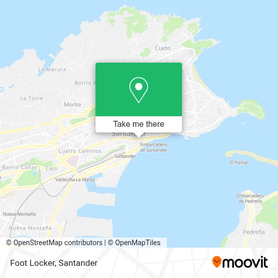 Foot Locker map
