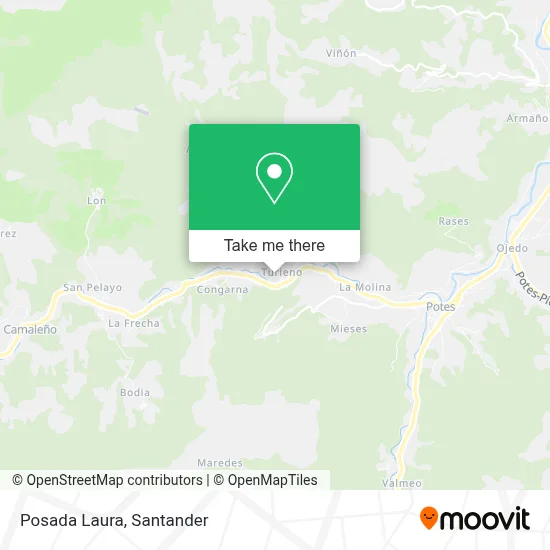 Posada Laura map