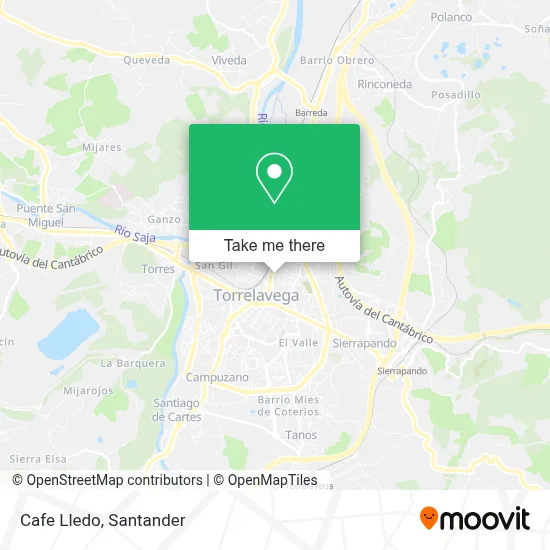 Cafe Lledo map