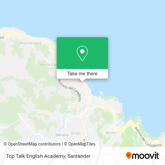 Top Talk English Academy map
