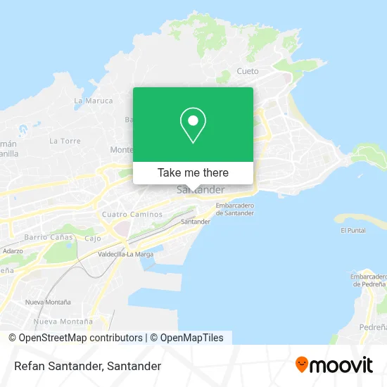 Refan Santander map
