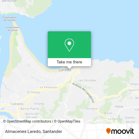 Almacenes Laredo map