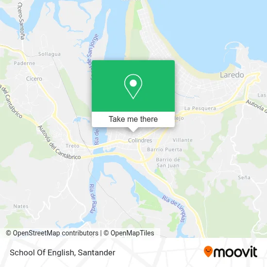 School Of English map