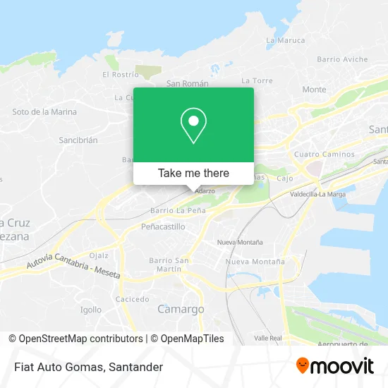 Fiat Auto Gomas map