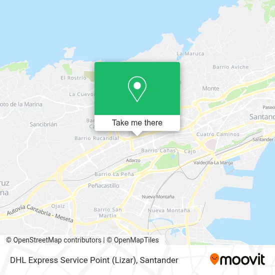 DHL Express Service Point (Lizar) map