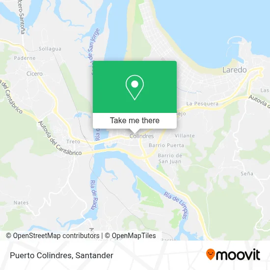 Puerto Colindres map