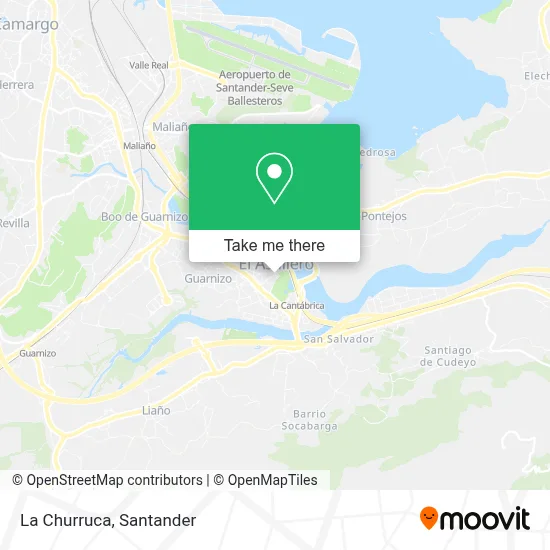 La Churruca map