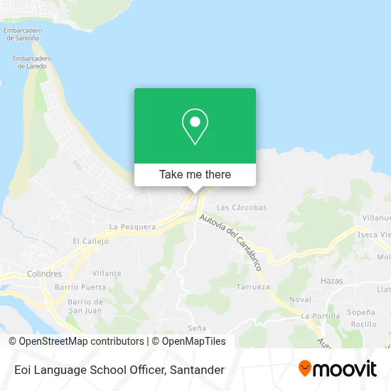 Eoi Language School Officer map