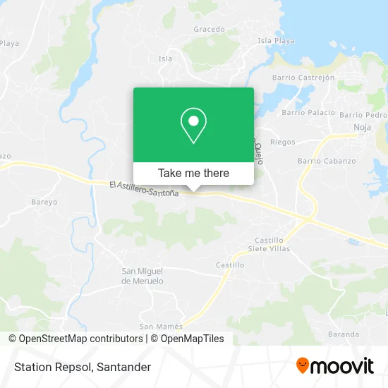 Station Repsol map