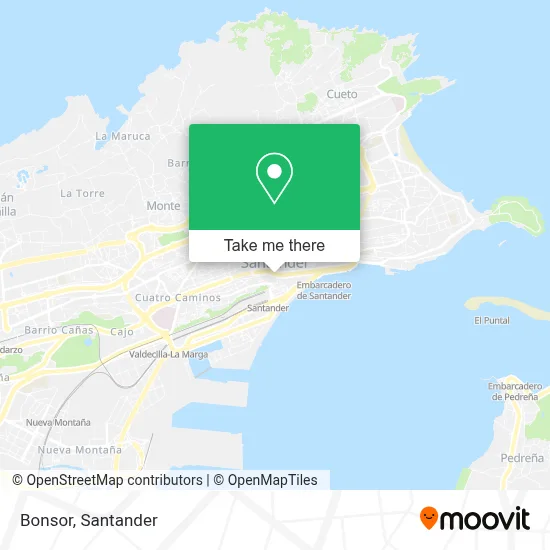 Bonsor map